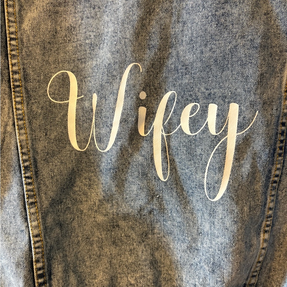 Bride ‘Wifey’ Jean Jacket